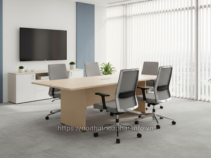 Bàn phòng họp gỗ MDF