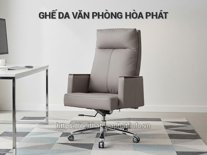Ghế da văn phòng Hòa Phát