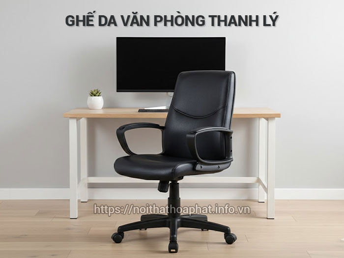 Ghế da văn phòng thanh lý