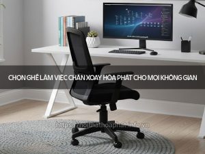 Ghế làm việc chân xoay