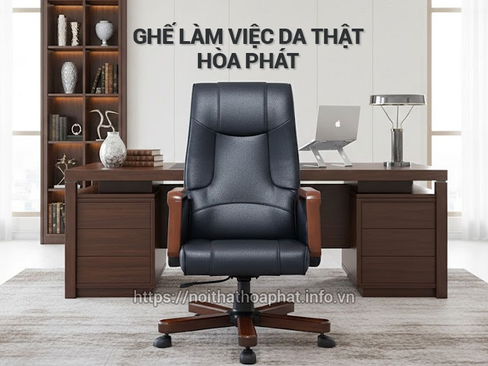 Ghế làm việc da thật
