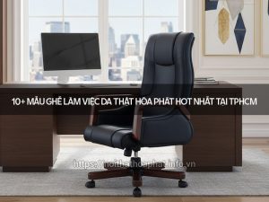 Ghế làm việc da thật