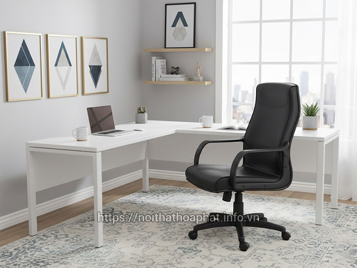 Ghế làm việc màu đen