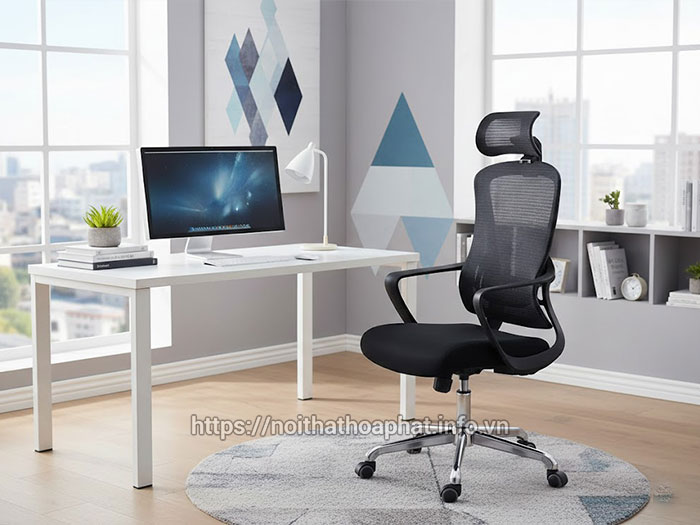 Ghế làm việc màu đen