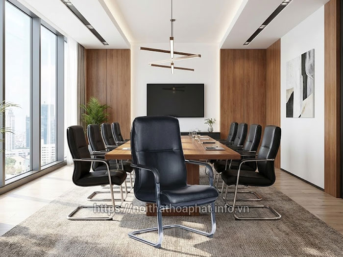 Ghế quỳ da phòng họp