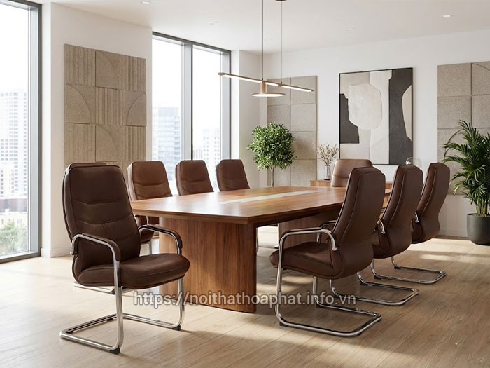 Ghế quỳ da phòng họp