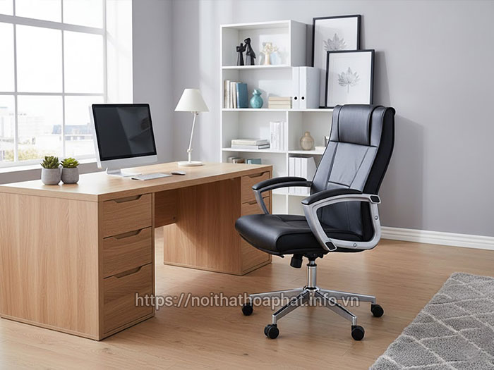 Ghế xoay da lưng cao