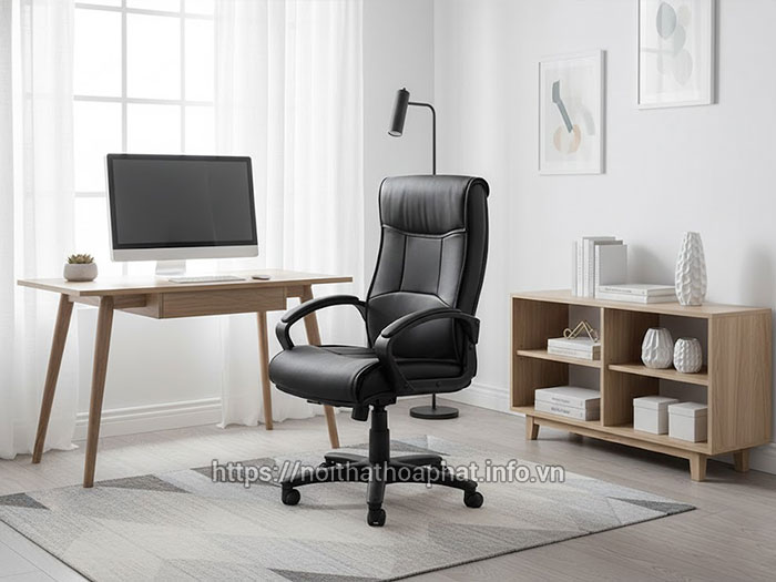 Ghế xoay da lưng cao
