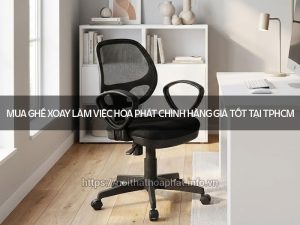 Ghế xoay làm việc Hòa Phát
