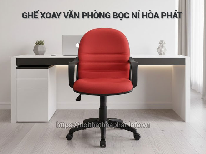 Ghế xoay văn phòng bọc nỉ