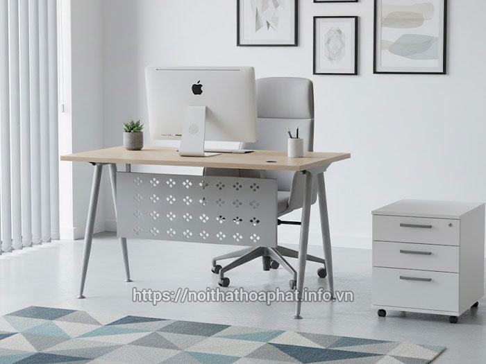 Kích thước bàn làm việc chân sắt