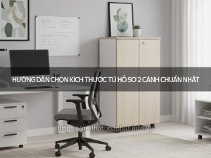 Kích thước tủ hồ sơ 2 cánh