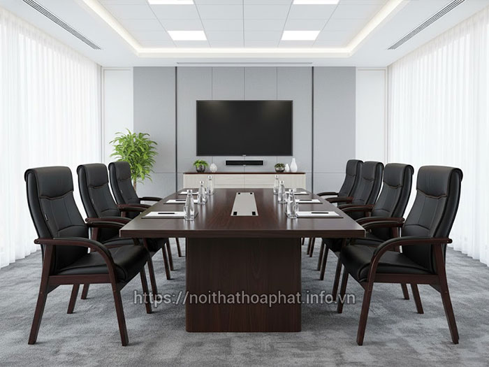 Mẫu ghế gỗ phòng họp