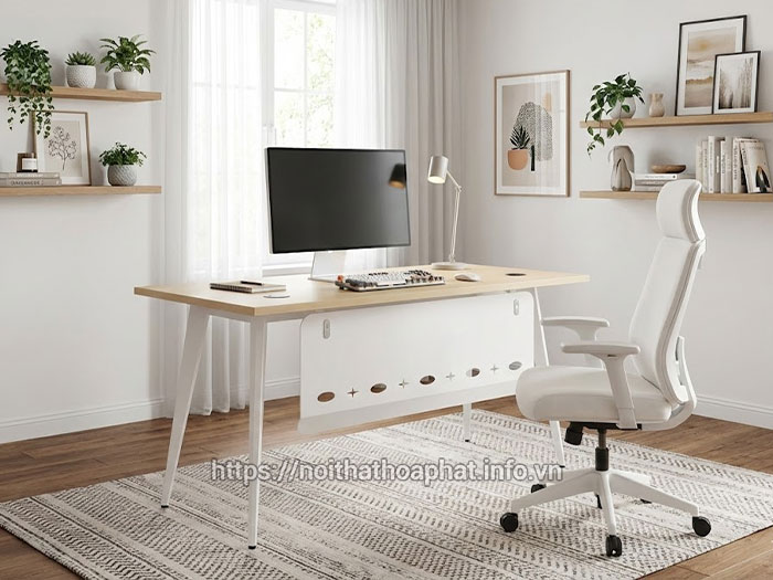 Trang trí bàn làm việc tại nhà