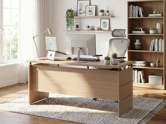 Trang trí bàn làm việc tại nhà