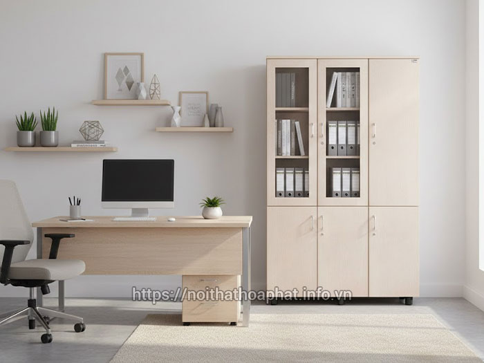 Tủ đựng tài liệu gỗ MDF