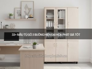 Tủ gỗ 3 buồng hiện đại
