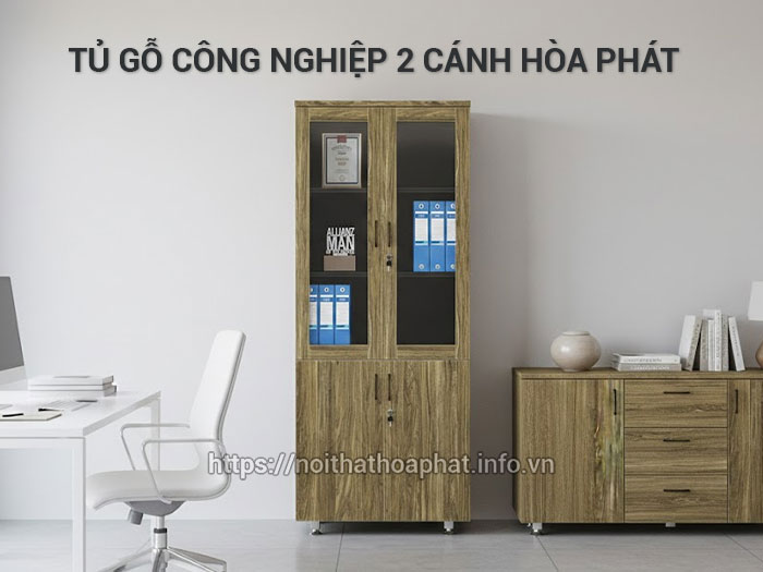 Tủ gỗ công nghiệp 2 cánh