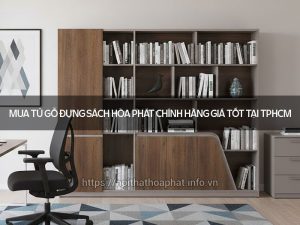 Tủ gỗ đựng sách Hòa Phát
