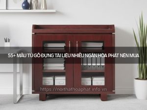 Tủ gỗ đựng tài liệu nhiều ngăn