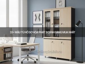 Tủ hồ sơ Hòa Phát 3 cánh
