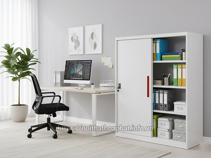 Tủ hồ sơ Hòa Phát cửa lùa