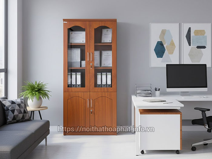 Tủ hồ sơ văn phòng bằng gỗ