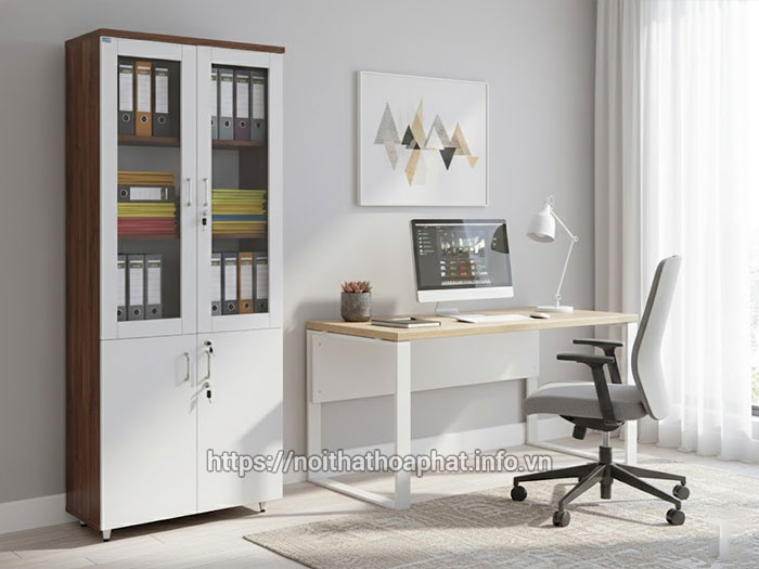 Tủ hồ sơ văn phòng bằng gỗ