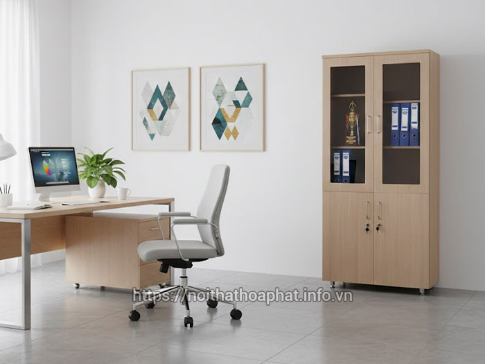 Tủ hồ sơ văn phòng bằng gỗ