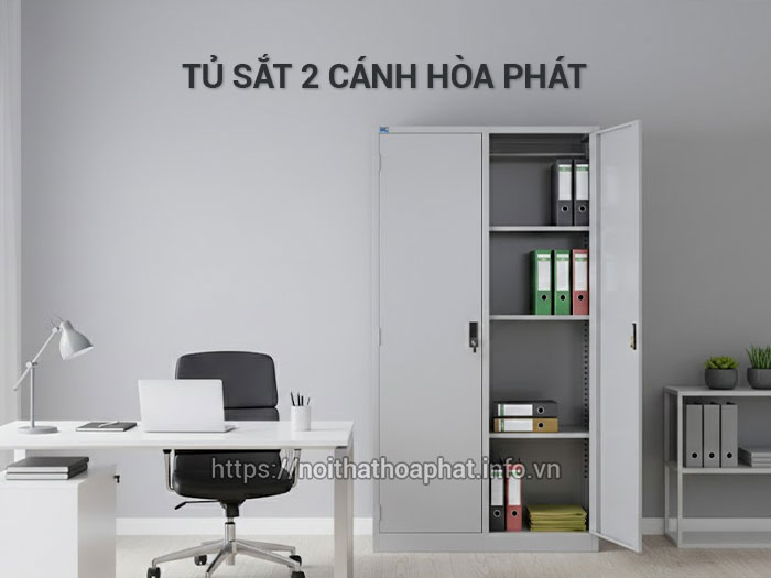 Tủ sắt 2 cánh Hòa Phát