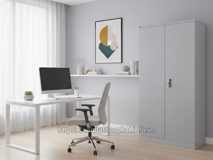 Tủ sắt 2 cánh Hòa Phát