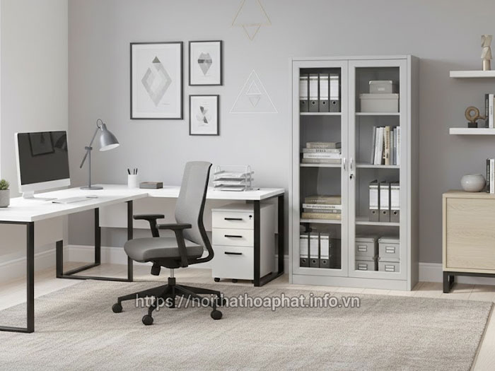 Tủ sắt 2 cánh Hòa Phát