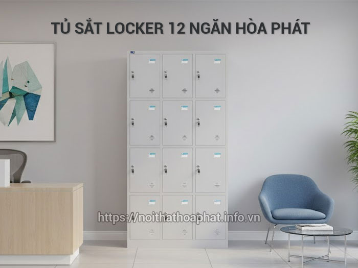 Tủ sắt locker 12 ngăn