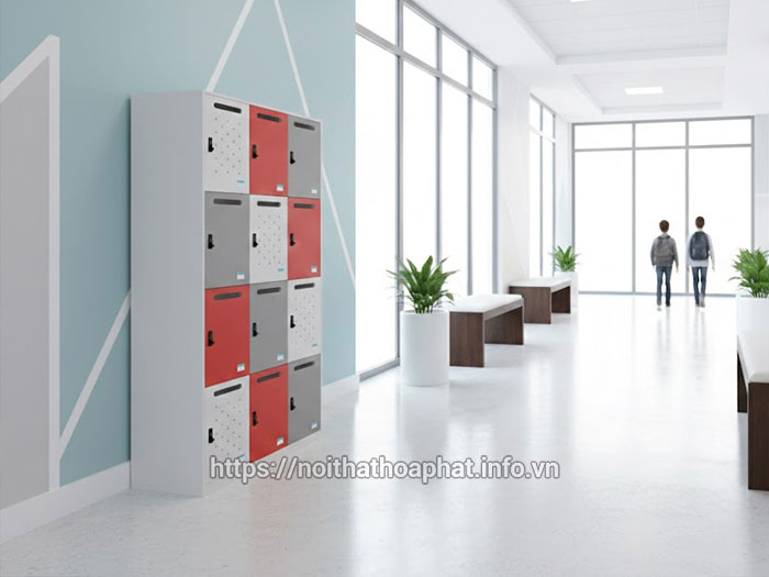 Tủ sắt locker 12 ngăn