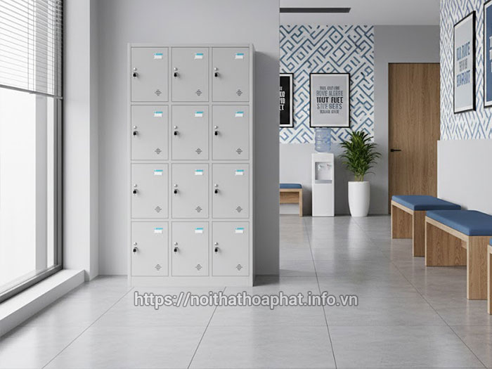 Tủ sắt locker 12 ngăn