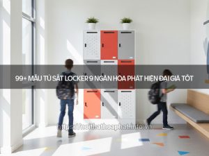 Tủ sắt locker 9 ngăn