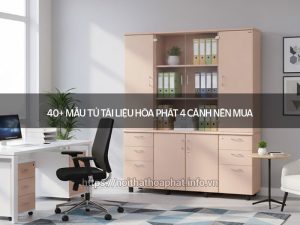 Tủ tài liệu Hòa Phát 4 cánh