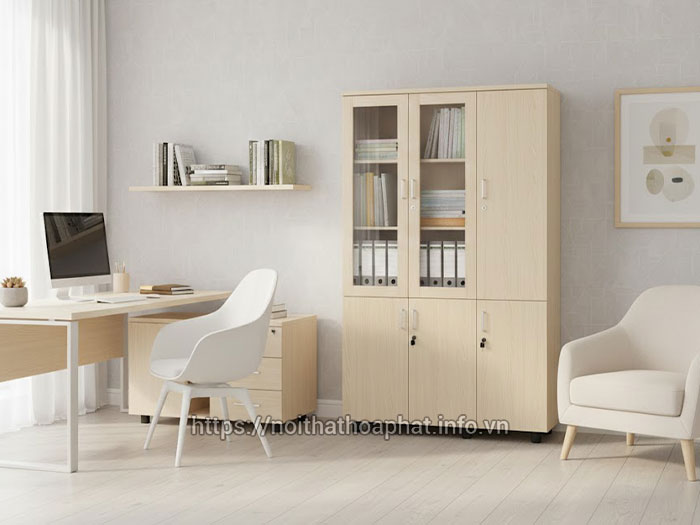 Tủ tài liệu Hòa Phát bằng gỗ