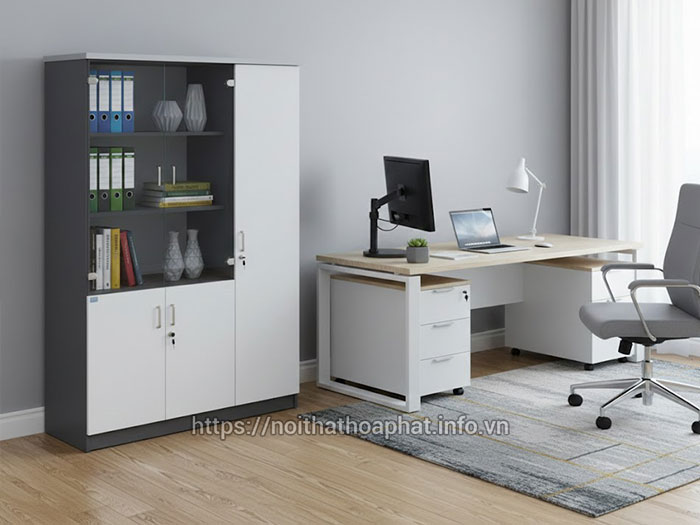 Tủ tài liệu Hòa Phát bằng gỗ