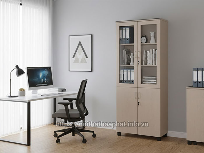 Tủ văn phòng Hòa Phát bằng gỗ