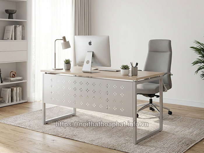 Bàn chân sắt gỗ MDF