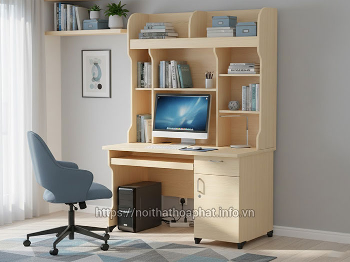 Bàn học vi tính bằng gỗ