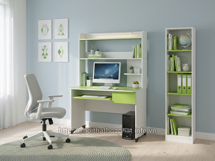 Bàn học vi tính bằng gỗ