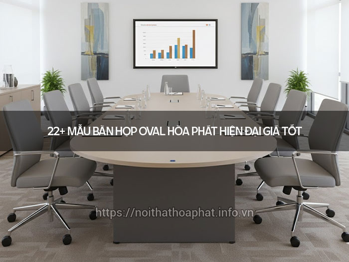 Bàn họp oval Hòa Phát
