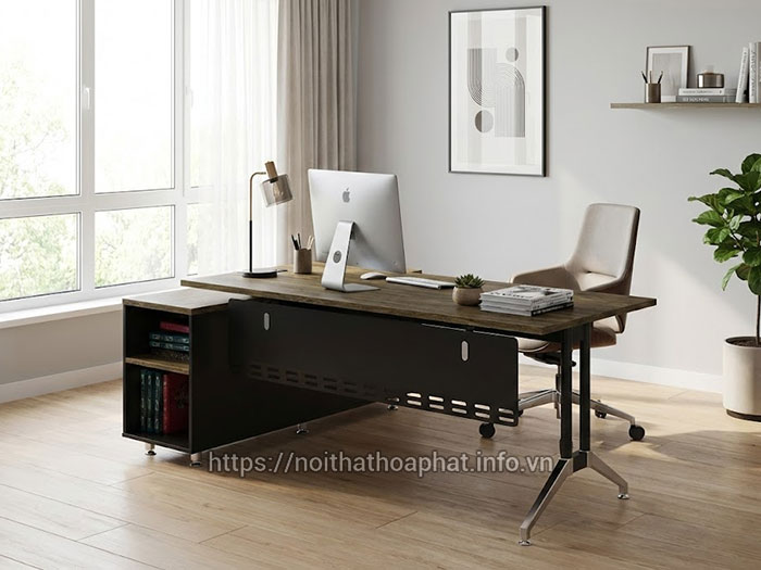 Bàn làm việc chân sắt 1m8