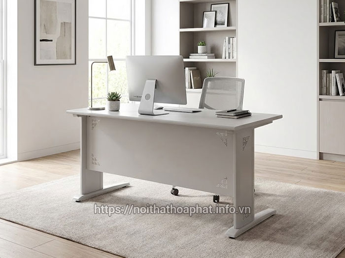Bàn làm việc chân sắt 1m8