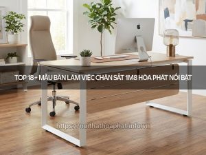 Bàn làm việc chân sắt 1m8