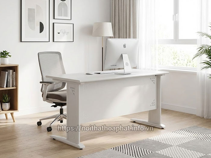 Bàn làm việc chân sắt thanh lý