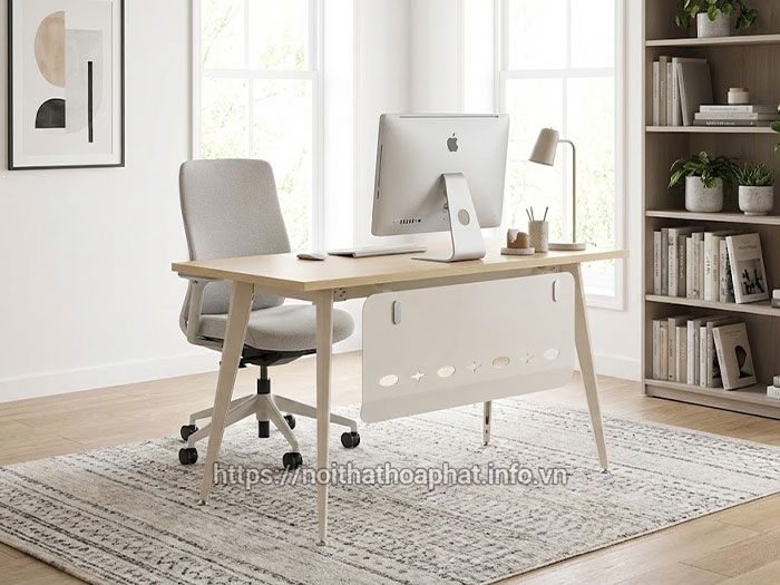 Bàn làm việc chân sắt thanh lý