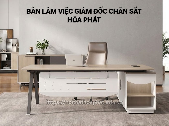 Bàn làm việc giám đốc chân sắt